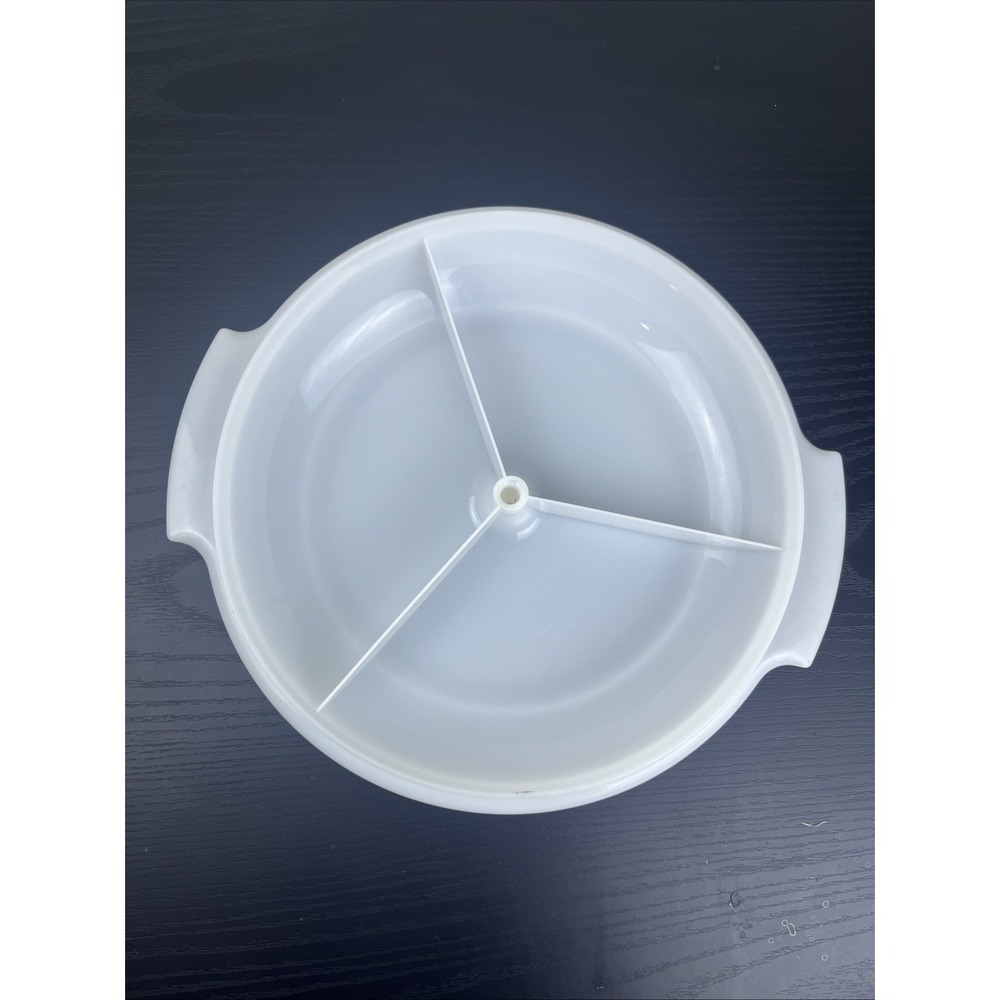 Vintage Tupperware 608-18‎ White Storage Container Kitchen Plastic